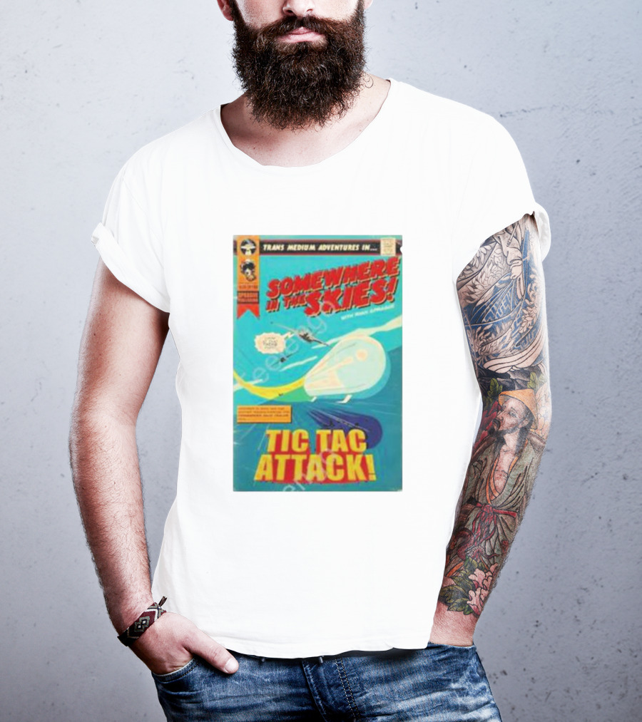 Trans Medium Adventures Somewhere In The Skies Tic Tac Attack T-Shirt