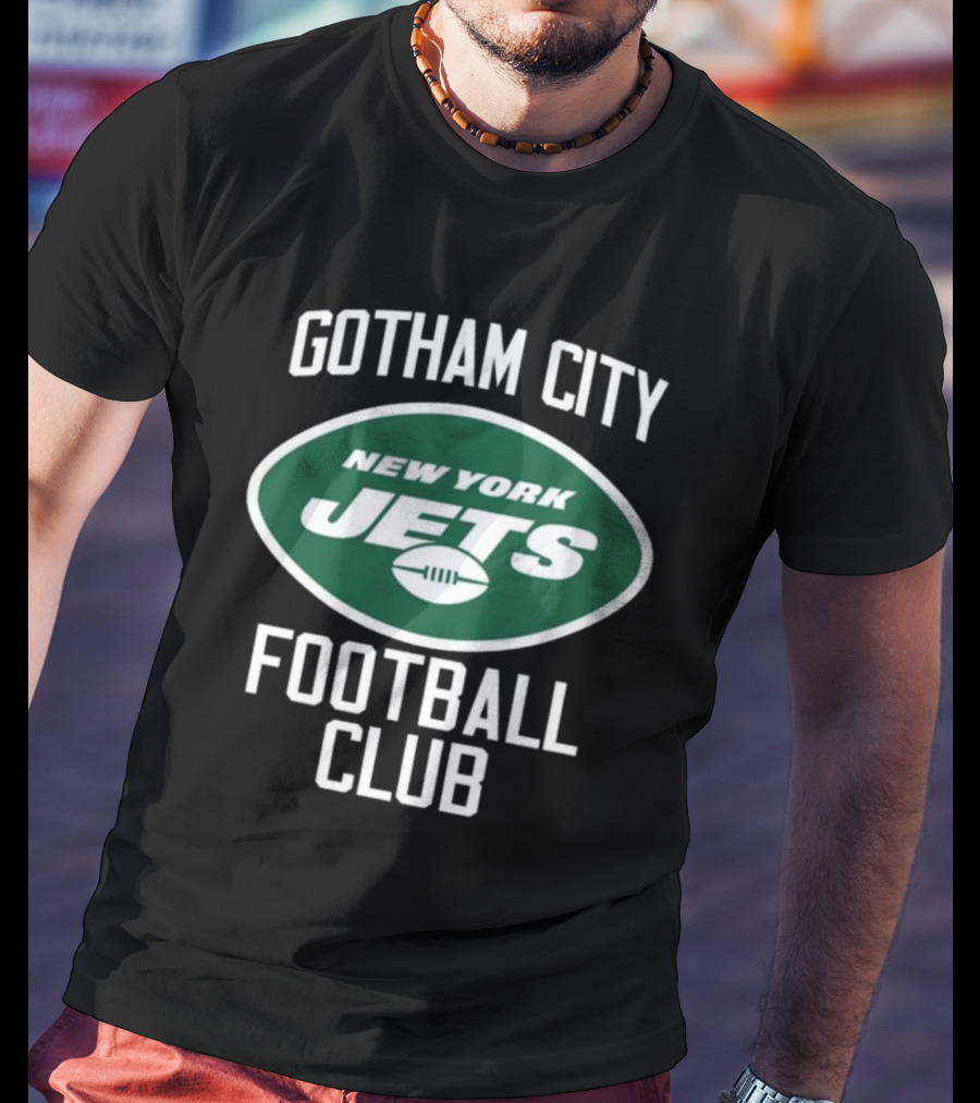 New York Jets Gotham City Football Club New York Football T-Shirt