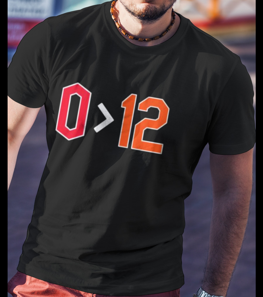 O Greater Than 12 T-Shirt