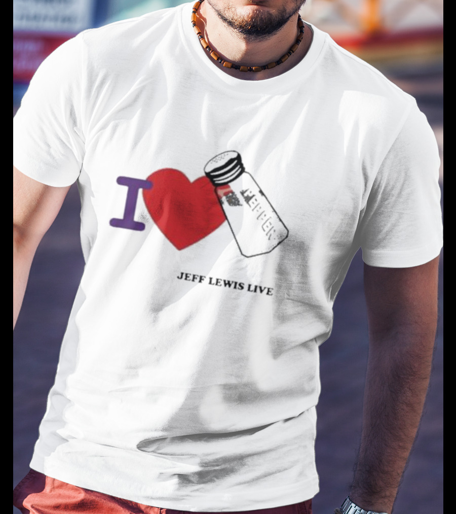 I Love Heart Pepper Icon Jeff Lewis Live T-Shirt