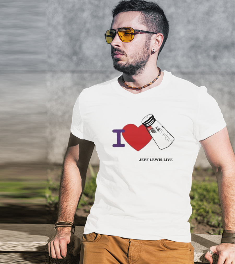 I Love Heart Pepper Icon Jeff Lewis Live T-Shirt
