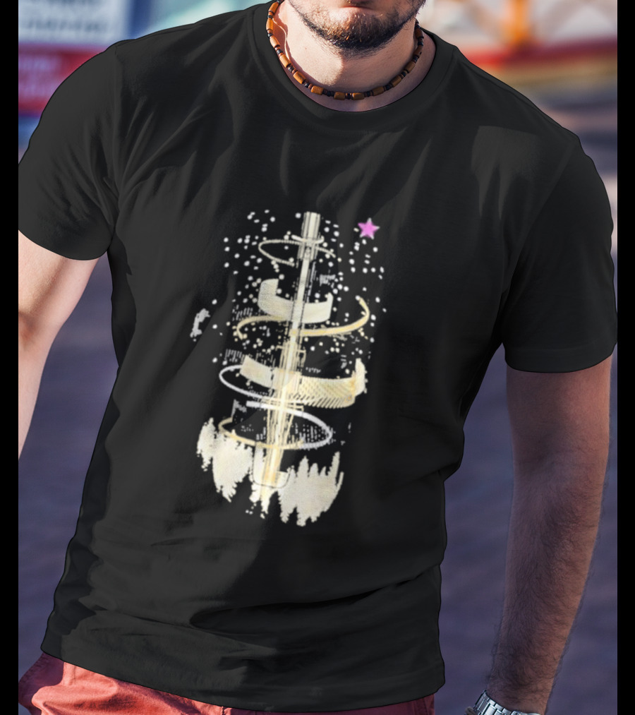 Linus Screwdriver Surrounded By Cosmic Spiral And Purple Star T-Shirt