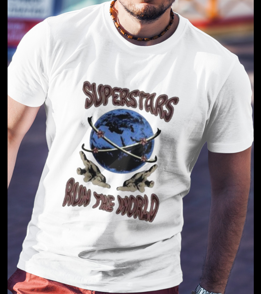 Superstars Run The World Planet T-Shirt