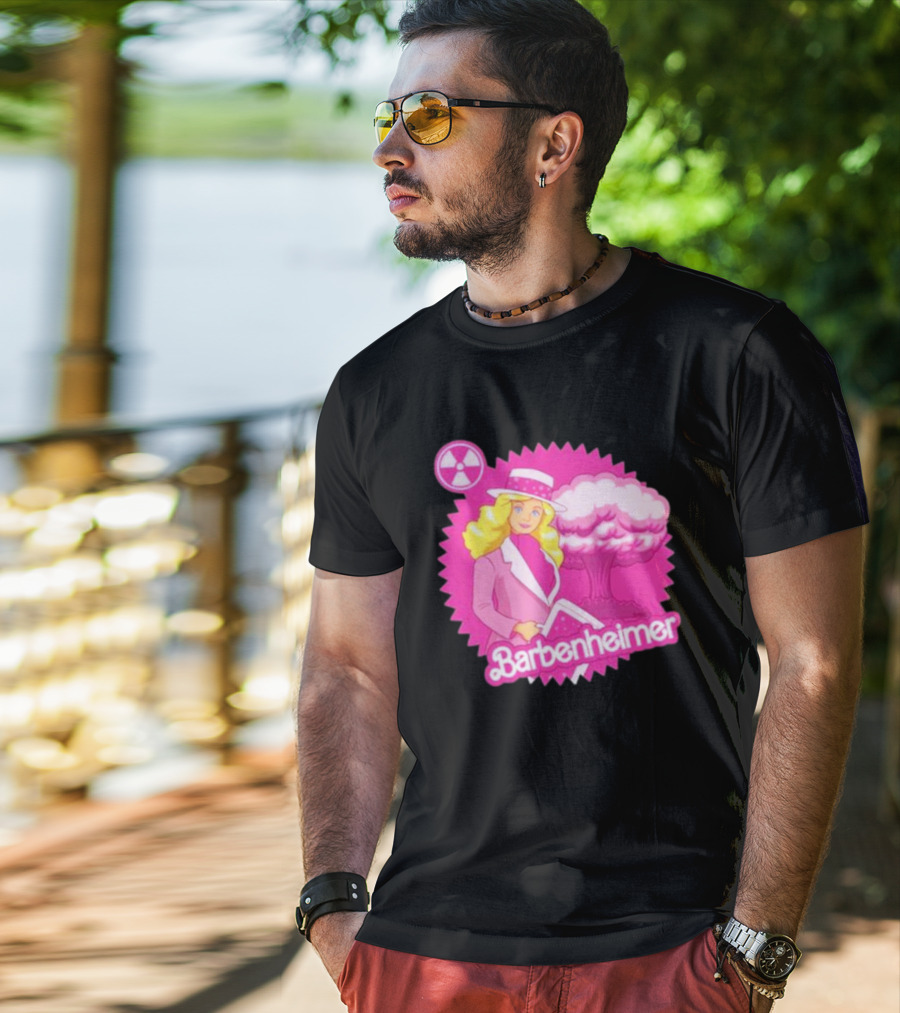 Barbenheimer Boom Pink Atomic Fashion Explosion T-Shirt