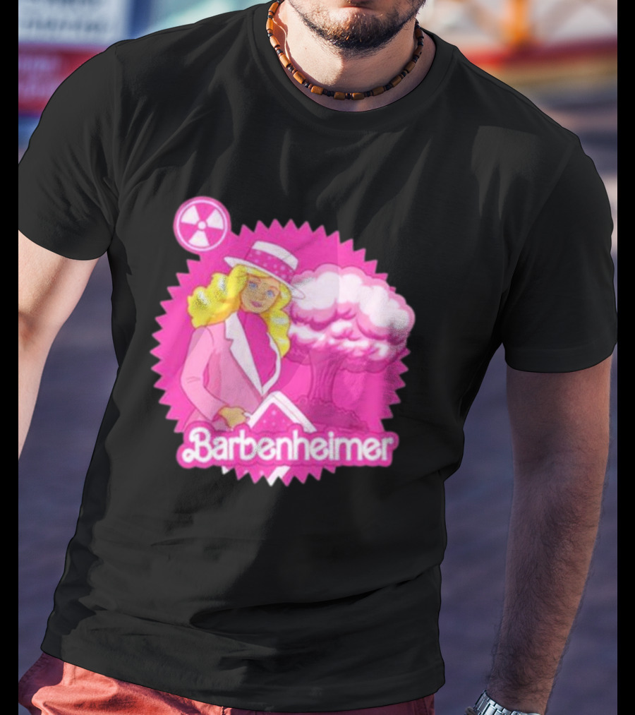 Barbenheimer Boom Pink Atomic Fashion Explosion T-Shirt