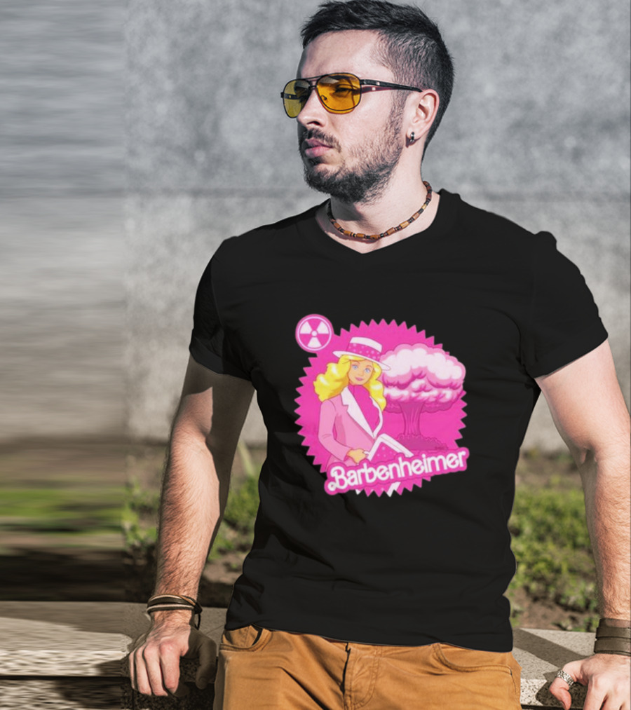 Barbenheimer Boom Pink Atomic Fashion Explosion T-Shirt