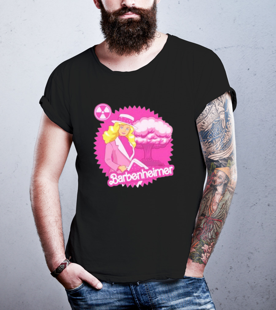 Barbenheimer Boom Pink Atomic Fashion Explosion T-Shirt