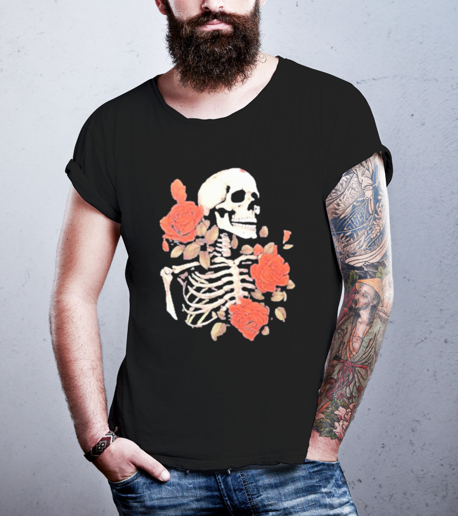 Grateful Dead Skeleton Roses T-Shirt