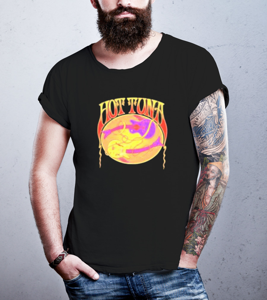 Hot Tuna Vintage Psychedelic Guitar T-Shirt