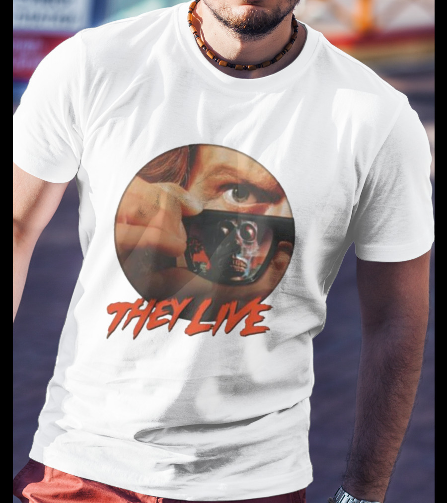 They Live Alien Sunglasses Meme Comedy T-Shirt