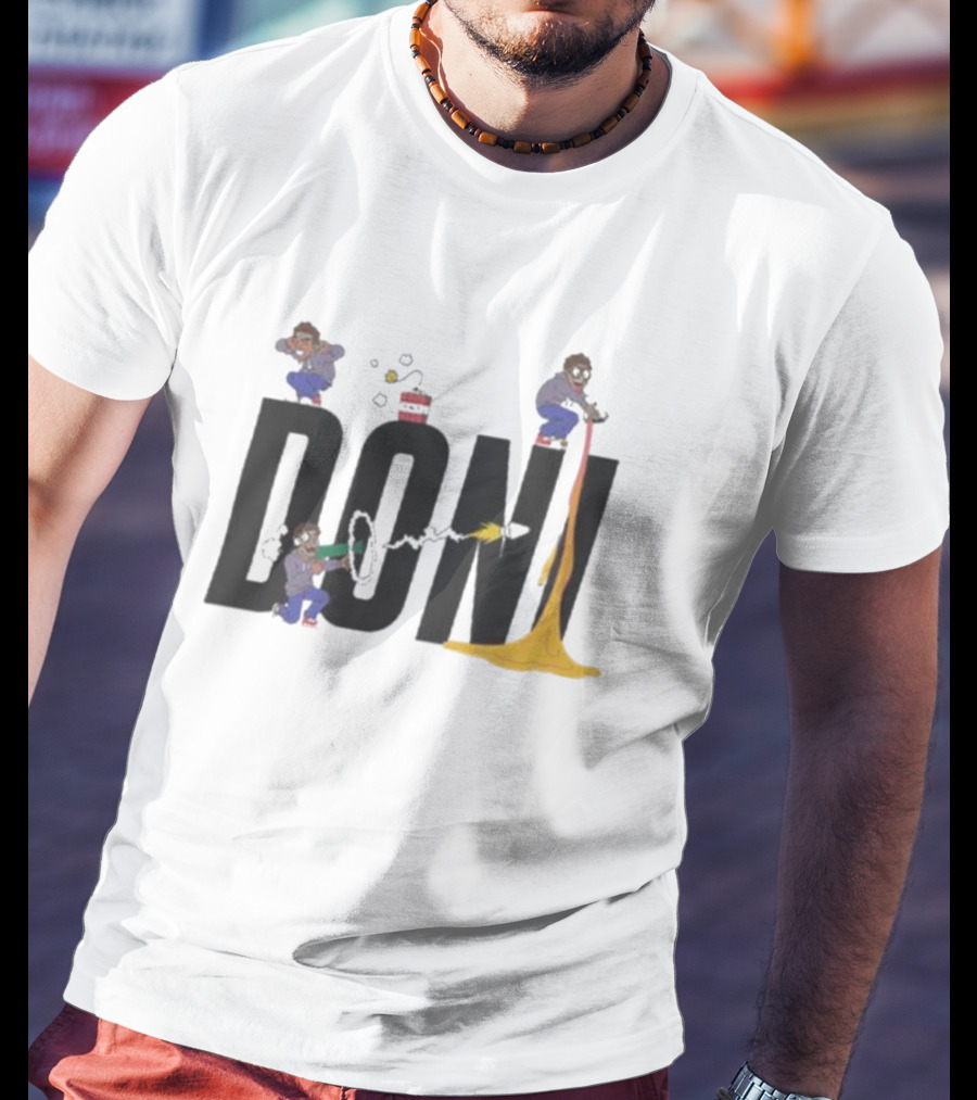 Doni Bobes Mischief Explosive Fun Prankster Antics T-Shirt