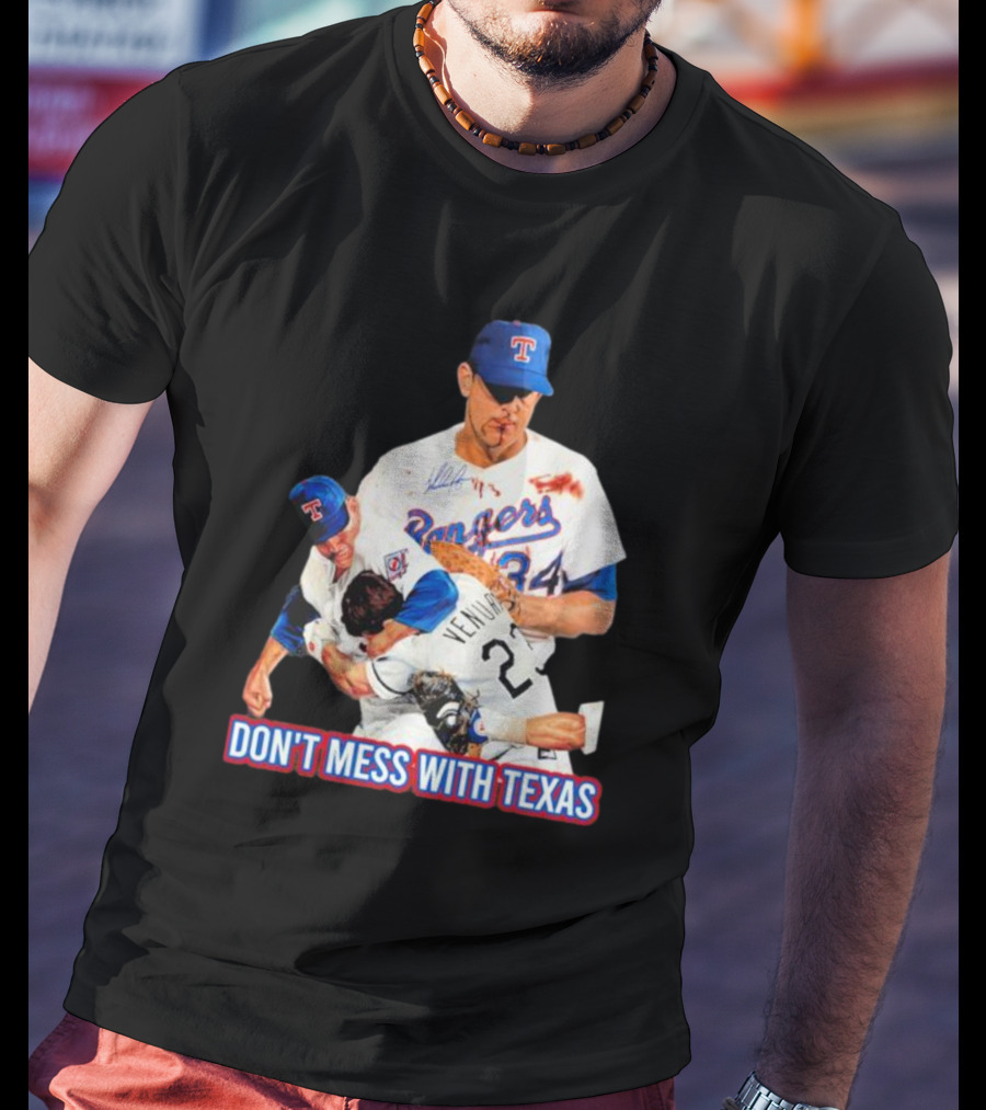 Nolan Ryan Texas Rangers Don’t Mess With Texas Ventura Fight T-Shirt
