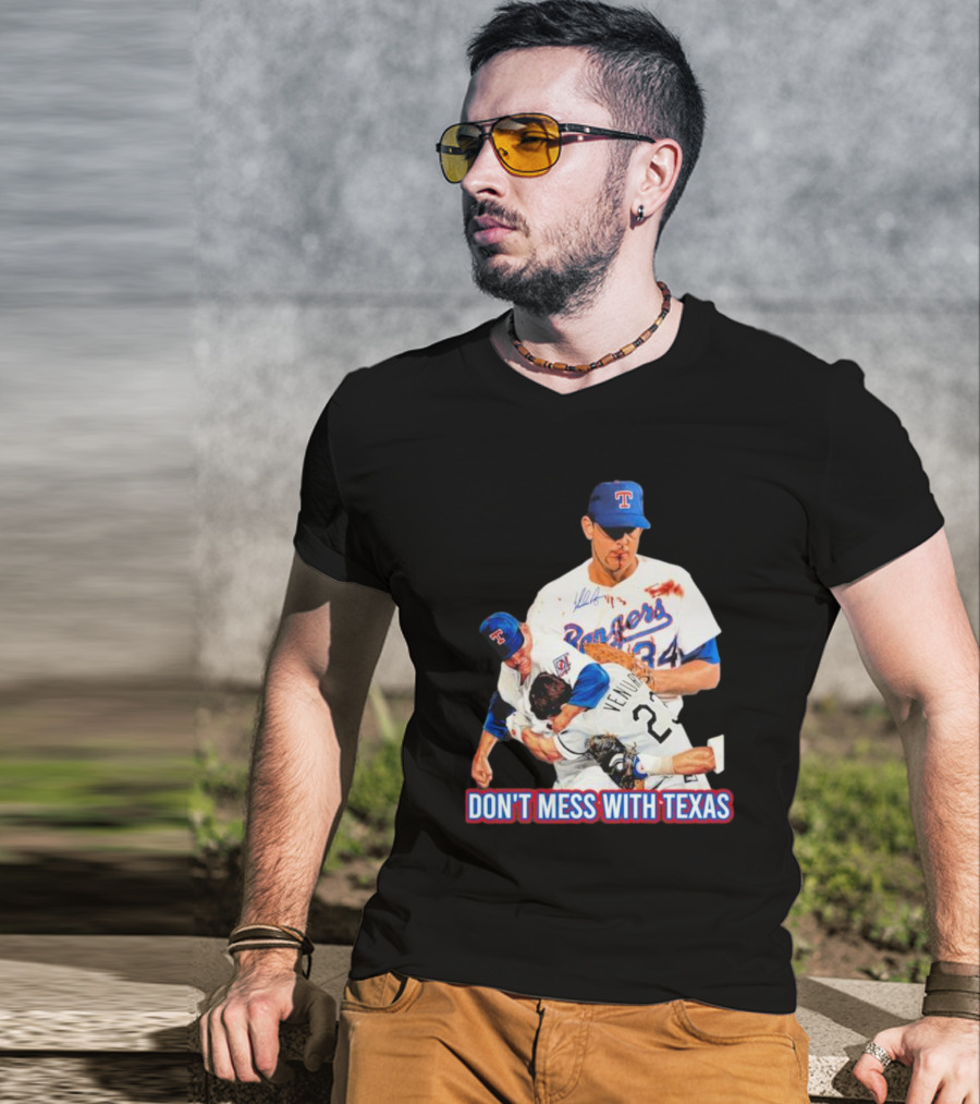 Nolan Ryan Texas Rangers Don’t Mess With Texas Ventura Fight T-Shirt