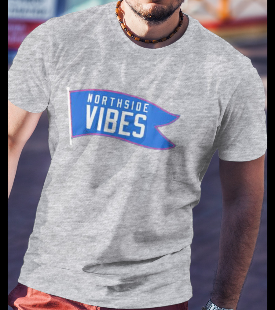 Northside Vibes Chicago Blue Flag T-Shirt