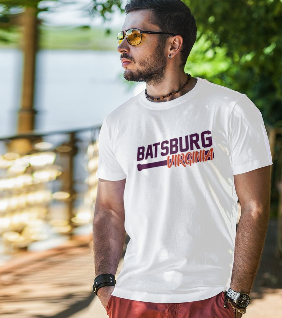 Batsburg Virginia Baseball Bat T-Shirt