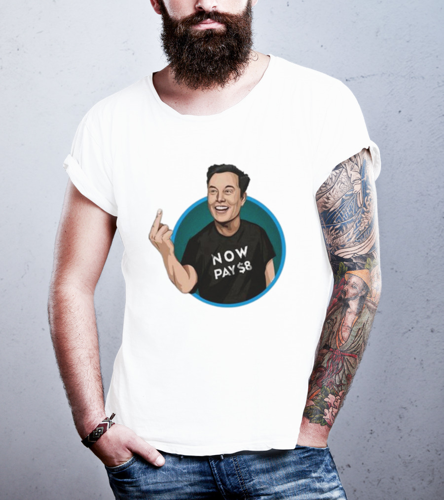 Elon Musk Now Pay $8 Circle Gesture T-Shirt