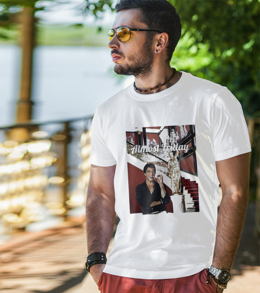 Almost Friday Scarface Mansion Scene T-Shirt