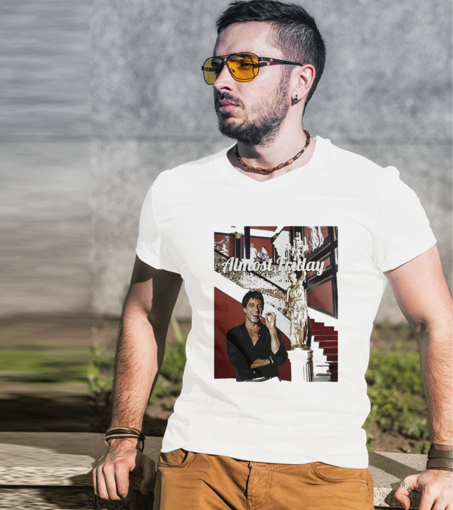 Almost Friday Scarface Mansion Scene T-Shirt