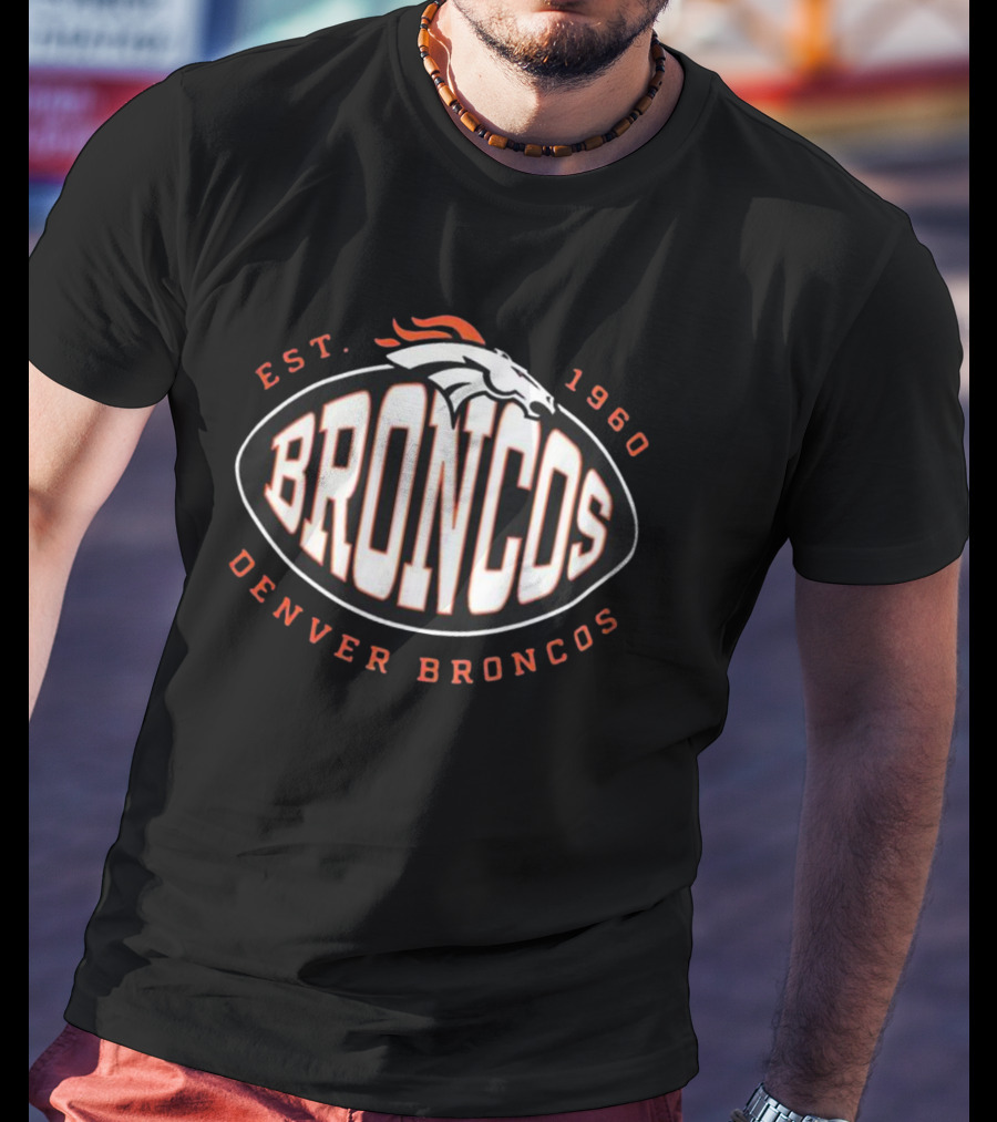 Denver Broncos BRONCOS EST 1960 NFL Trap Boss X T-Shirt