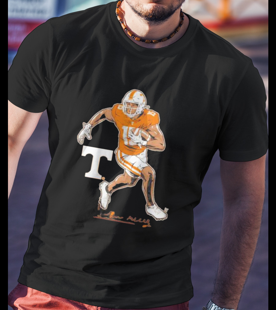 Tennessee Football Bru McCoy Superstar Pose T Vols Football T-Shirt