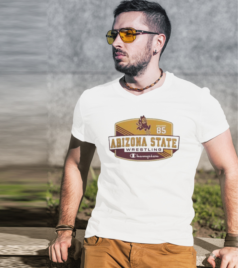 Arizona State Wrestling Established 85 Champion Sun Devils T-Shirt