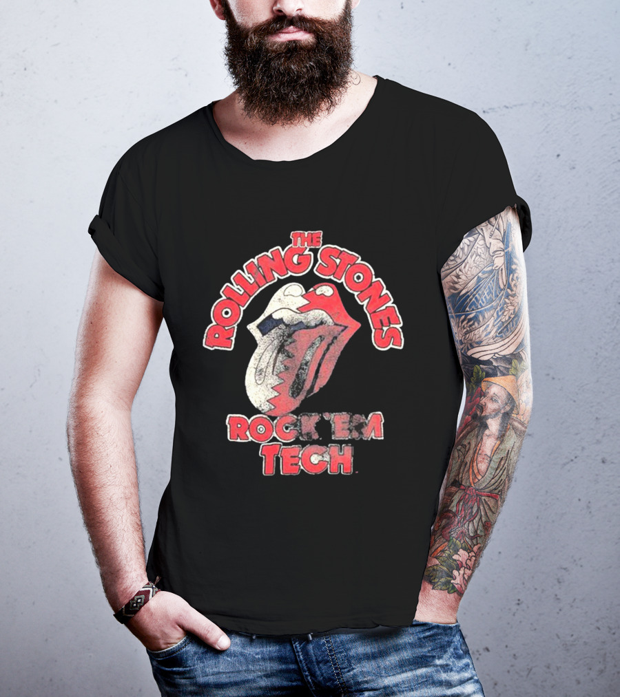The Rolling Stones Rock 'Em Tech Texas Tech Red Raiders Livy Lu T-Shirt