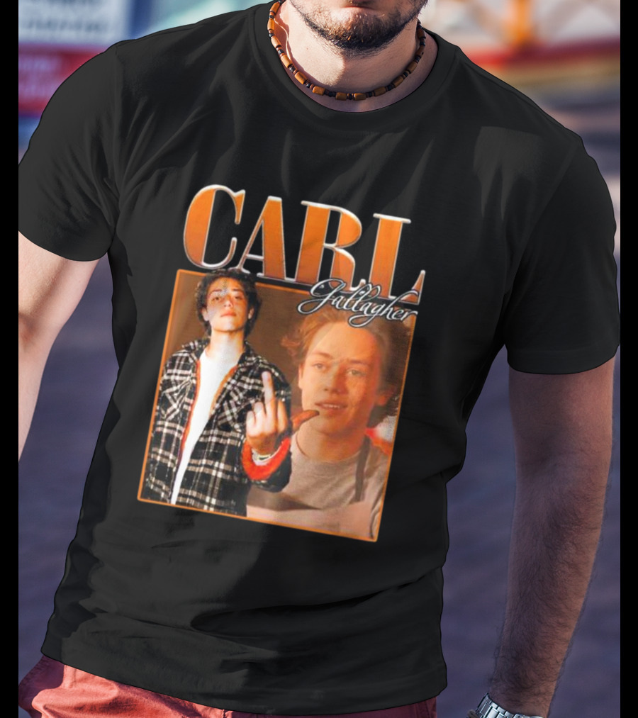 Carl Gallagher Shameless Character Image Collection T-Shirt