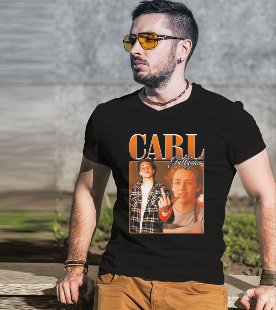 Carl Gallagher Shameless Character Image Collection T-Shirt