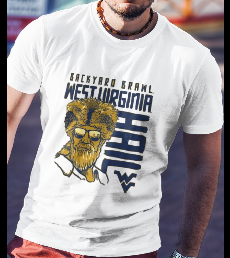 Backyard Brawl West Virginia Hail WVU Mountaineer T-Shirt
