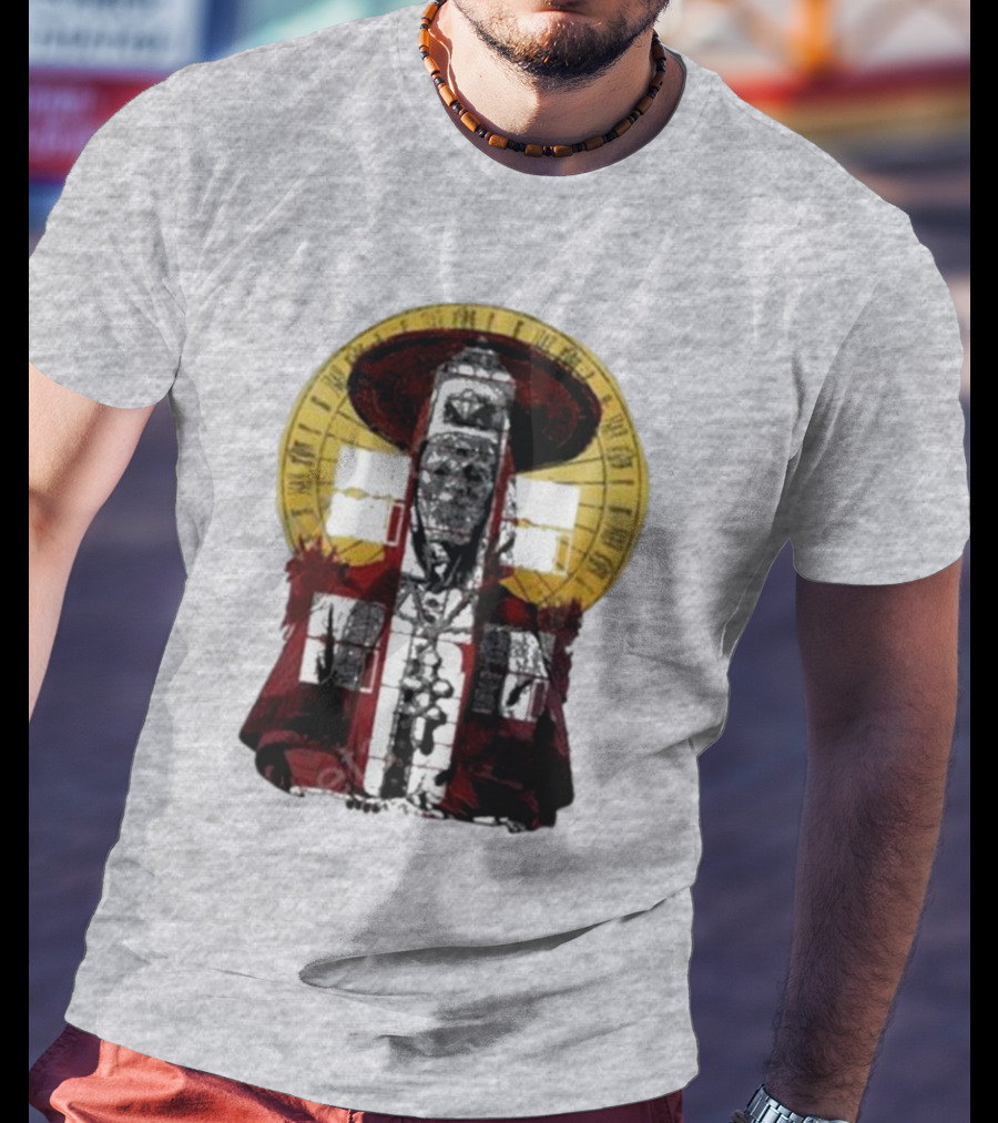 Dozens Of Rebel Moon Roman Numeral Halo Clergyman T-Shirt