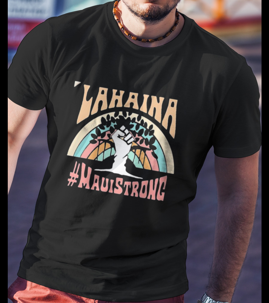 Lahaina Maui Strong Fundraiser Banyan Tree Wildfire Relief T-Shirt