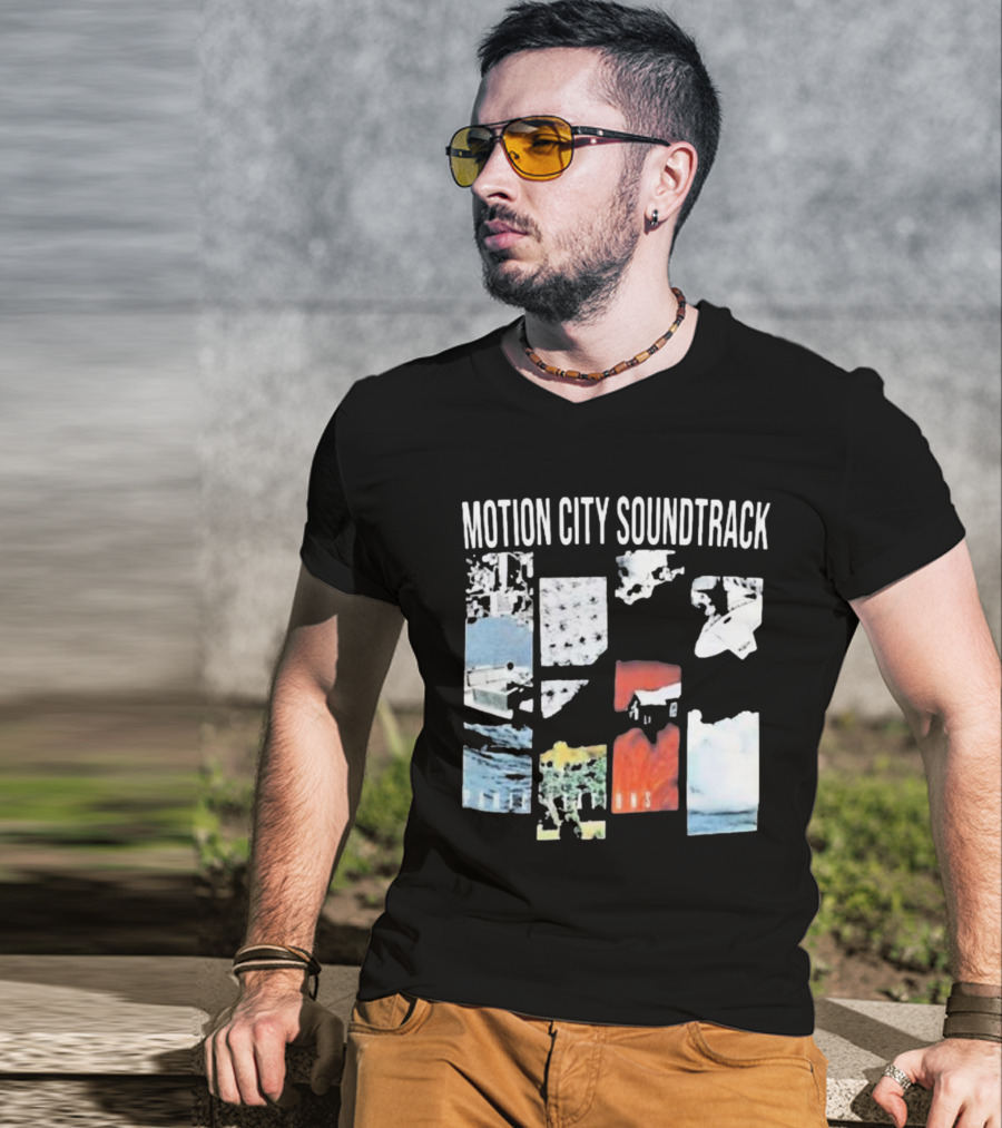 Motion City Soundtrack Panic Stations Album Art Collage T-Shirt