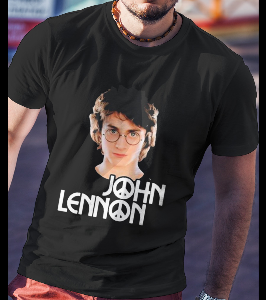 John Lennon Shitheadsteve Peace Symbol Glasses T-Shirt