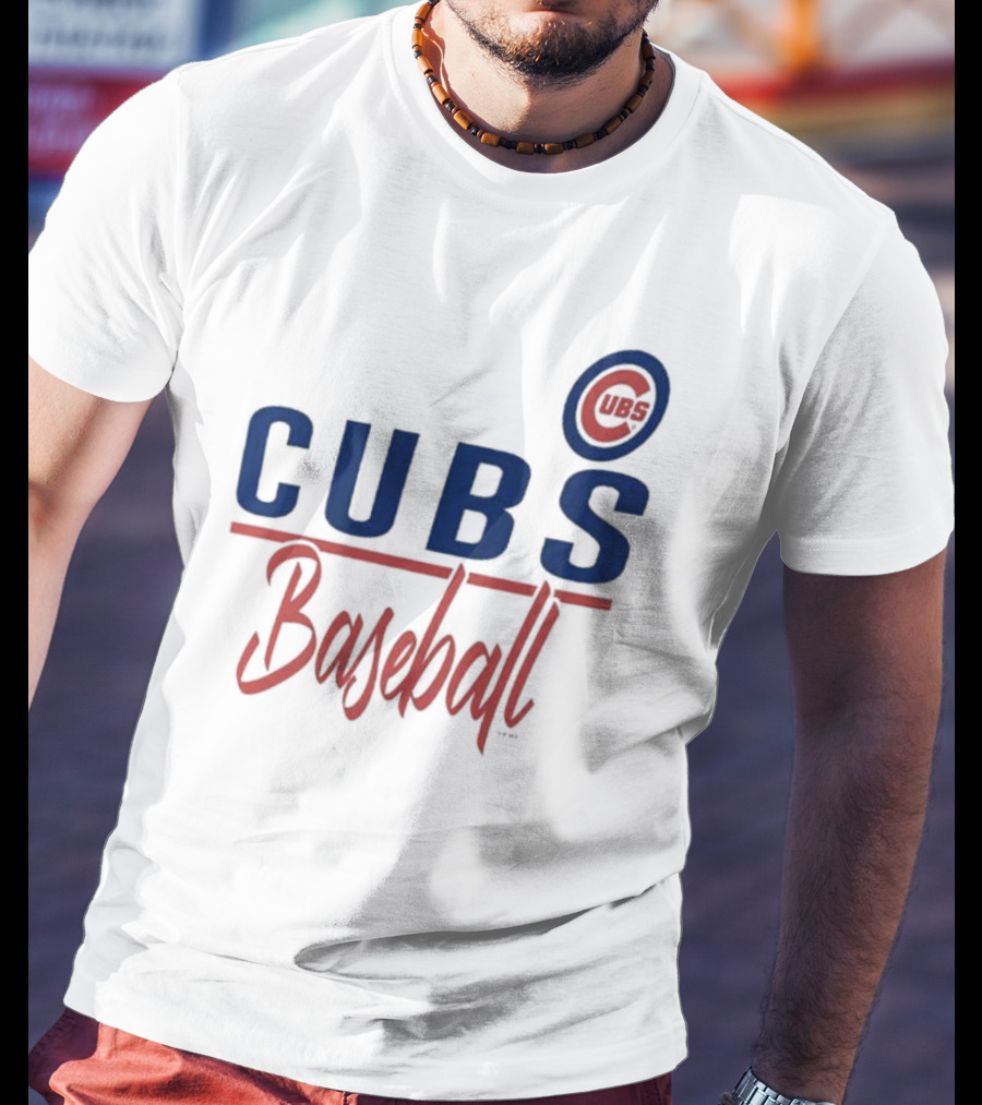 Chicago Cubs Baseball CUBS Logo G-III 4Her By Carl Banks Team T-Shirt