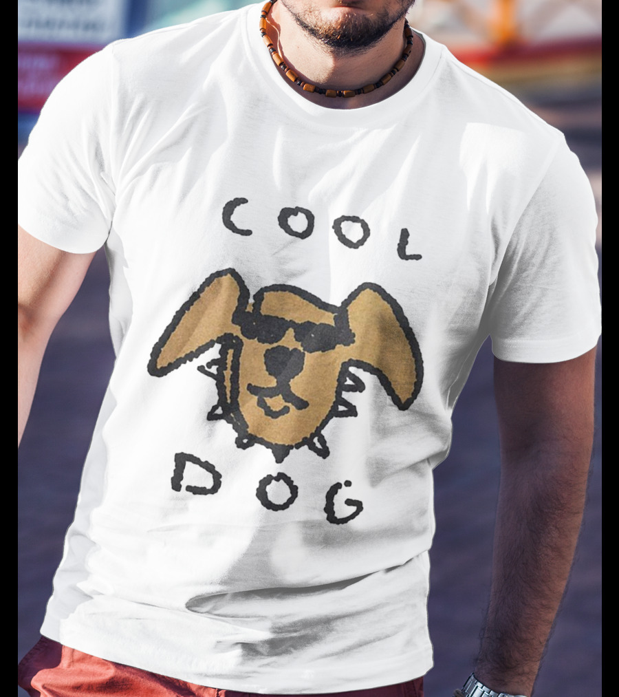 COOL DOG Sunglasses Head T-Shirt