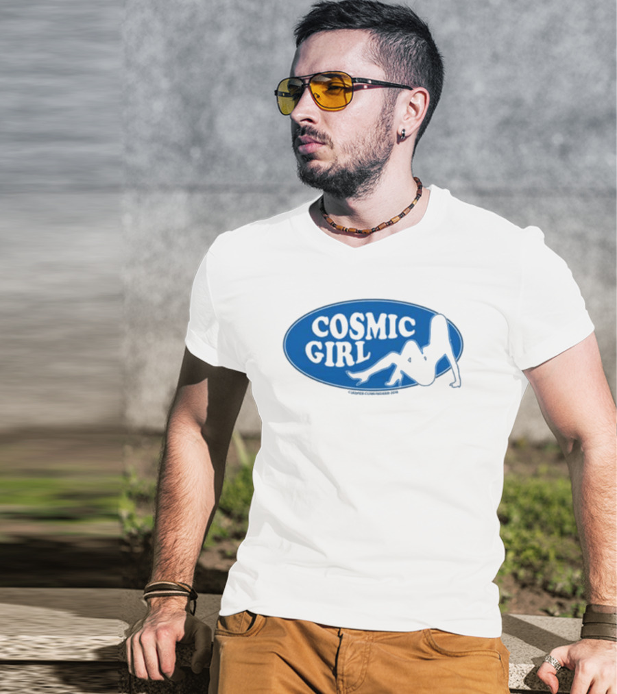 Danahleya Wearing Jasper Cunningham Cosmic Girl T-Shirt