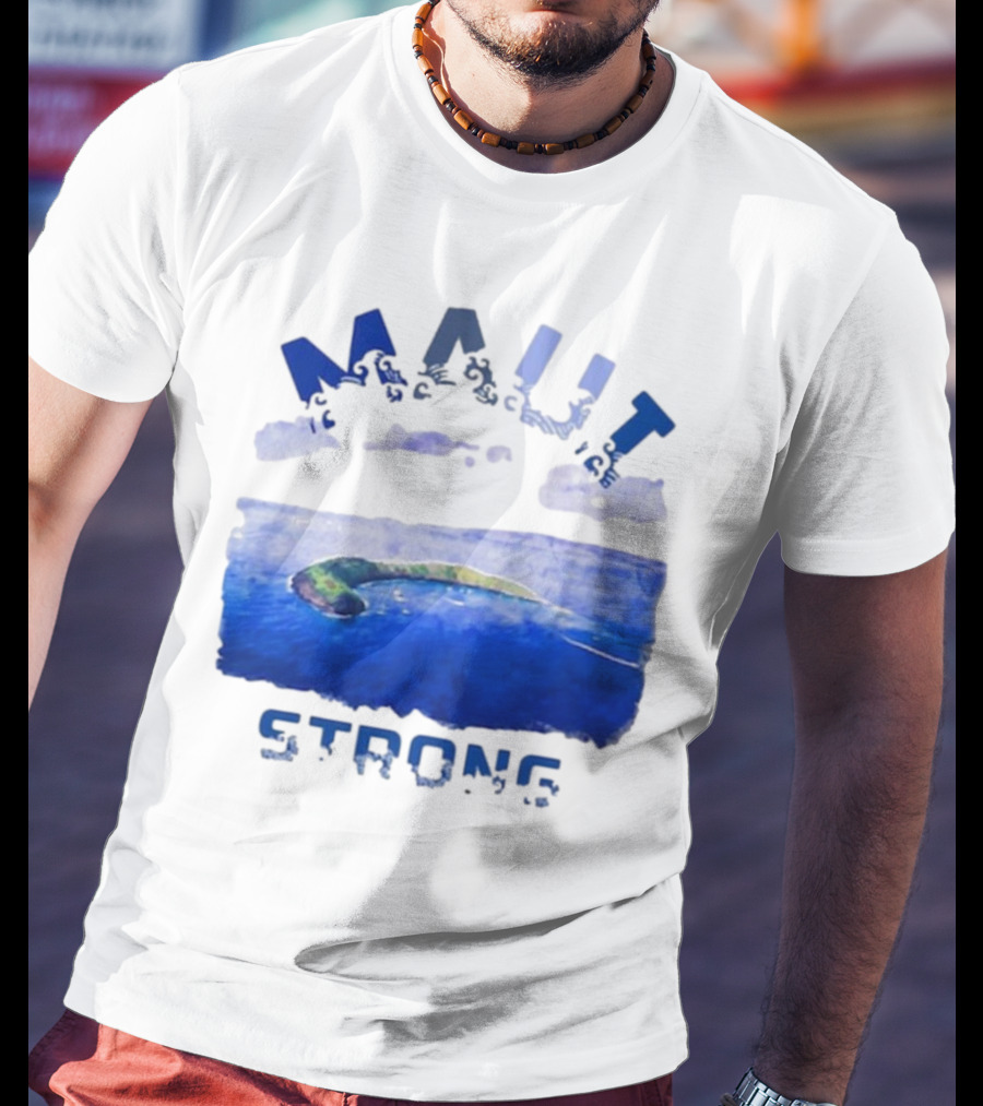 Maui Strong Lahaina Vintage Coastal Landscape T-Shirt