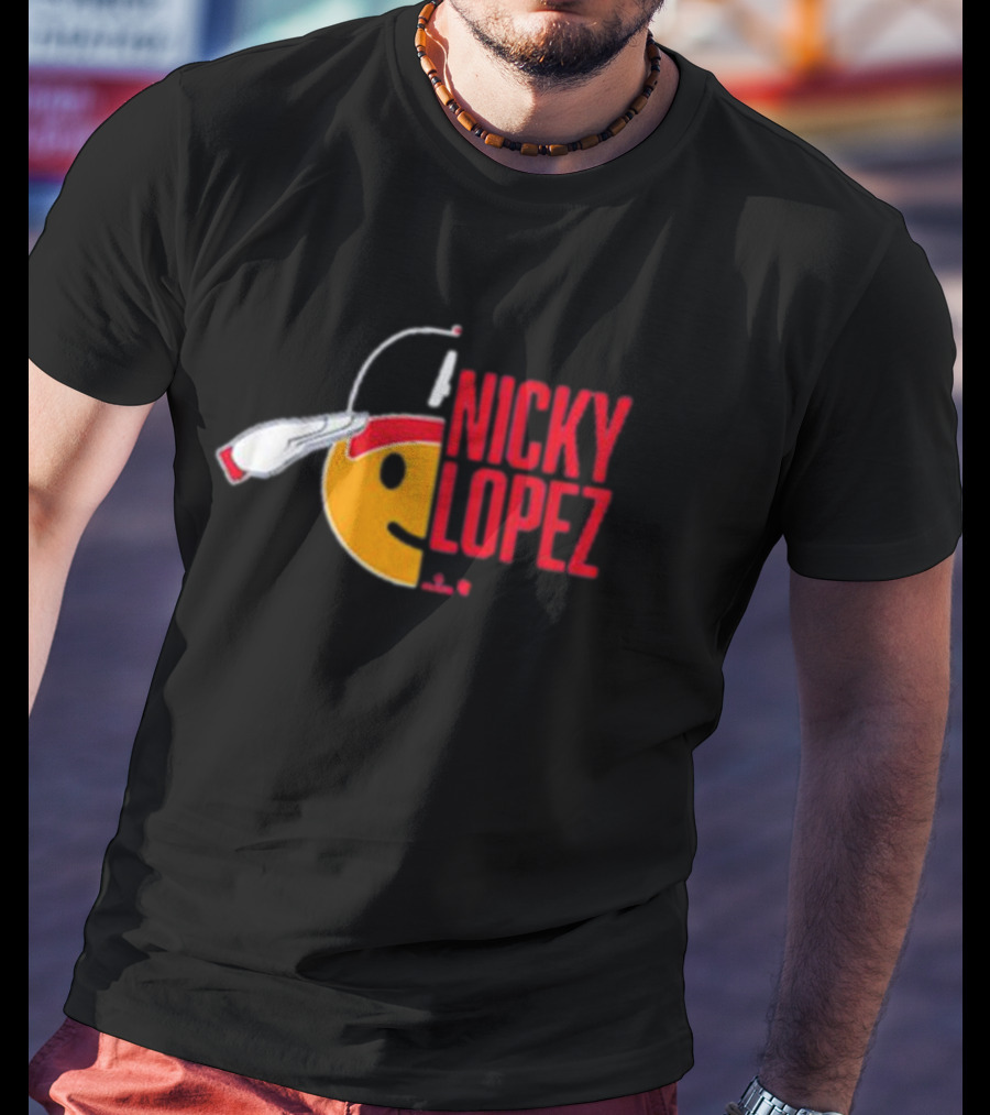 Nicky Lopez Salute Icon Atlanta Braves T-Shirt