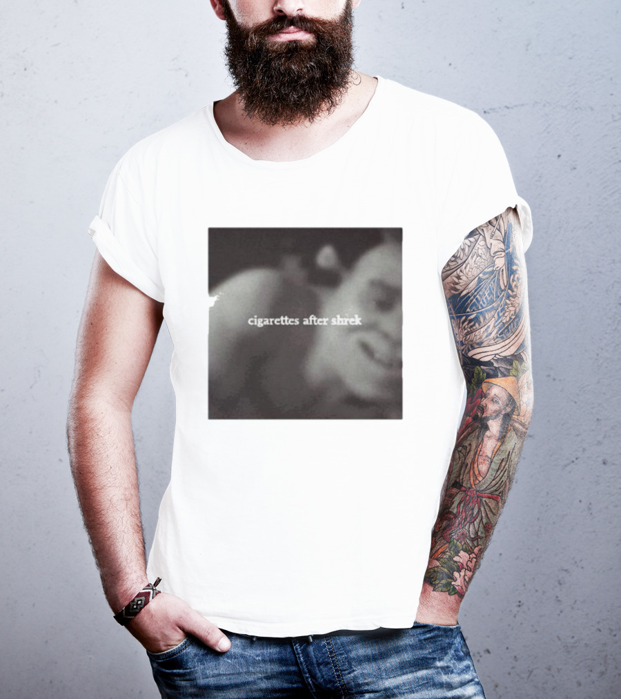 Requin Fils De Chien Cigarettes After Shrek Retro Film Aesthetic T-Shirt