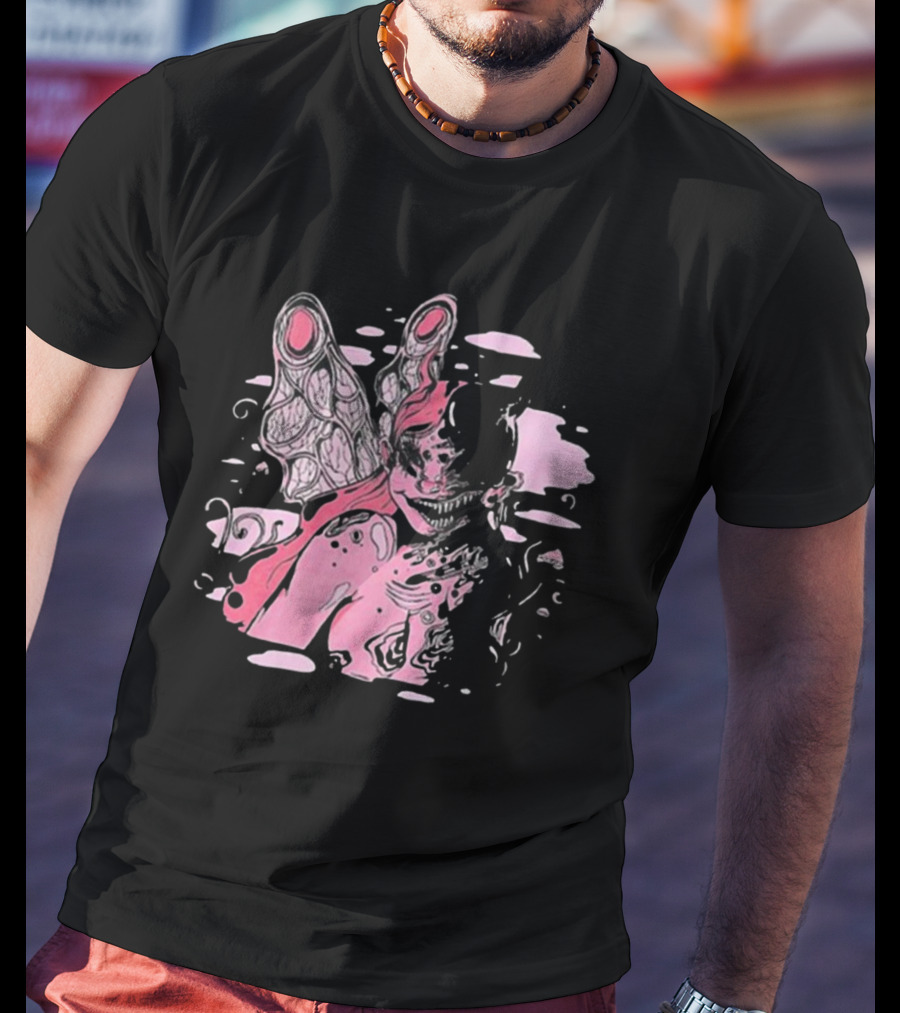 Spencers Melanie Martinez Portals Pink Fantasy Creature Concept T-Shirt