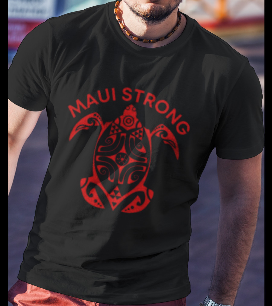 Maui Strong Turtle Polynesian T-Shirt