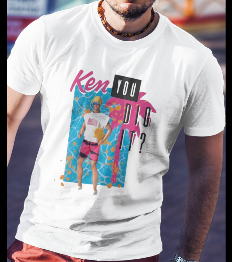 Ken You Dig It I Am Kenough Barbi Ken Surf T-Shirt