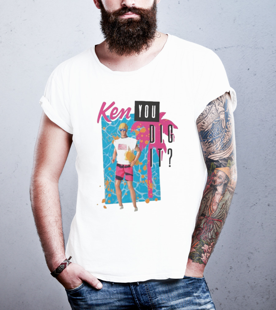 Ken You Dig It I Am Kenough Barbi Ken Surf T-Shirt