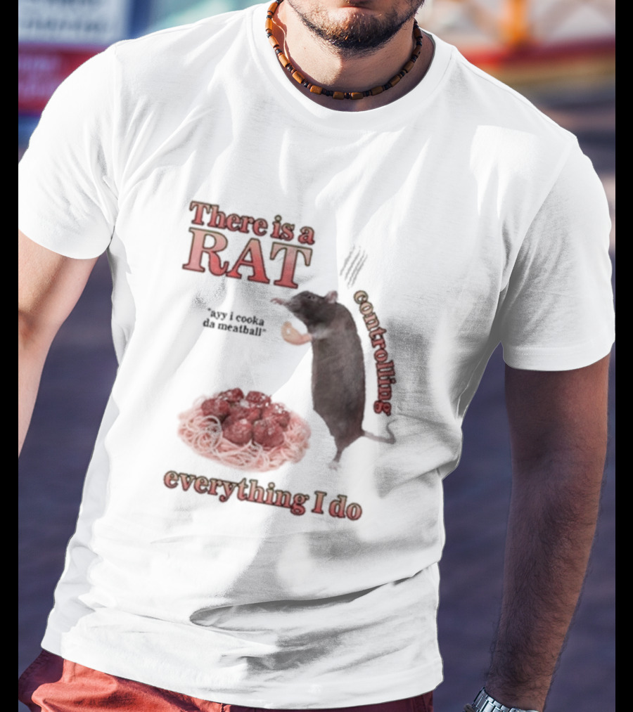 There Is A Rat Controlling Everything I Do Ayy I Cooka Da Meatball T-Shirt