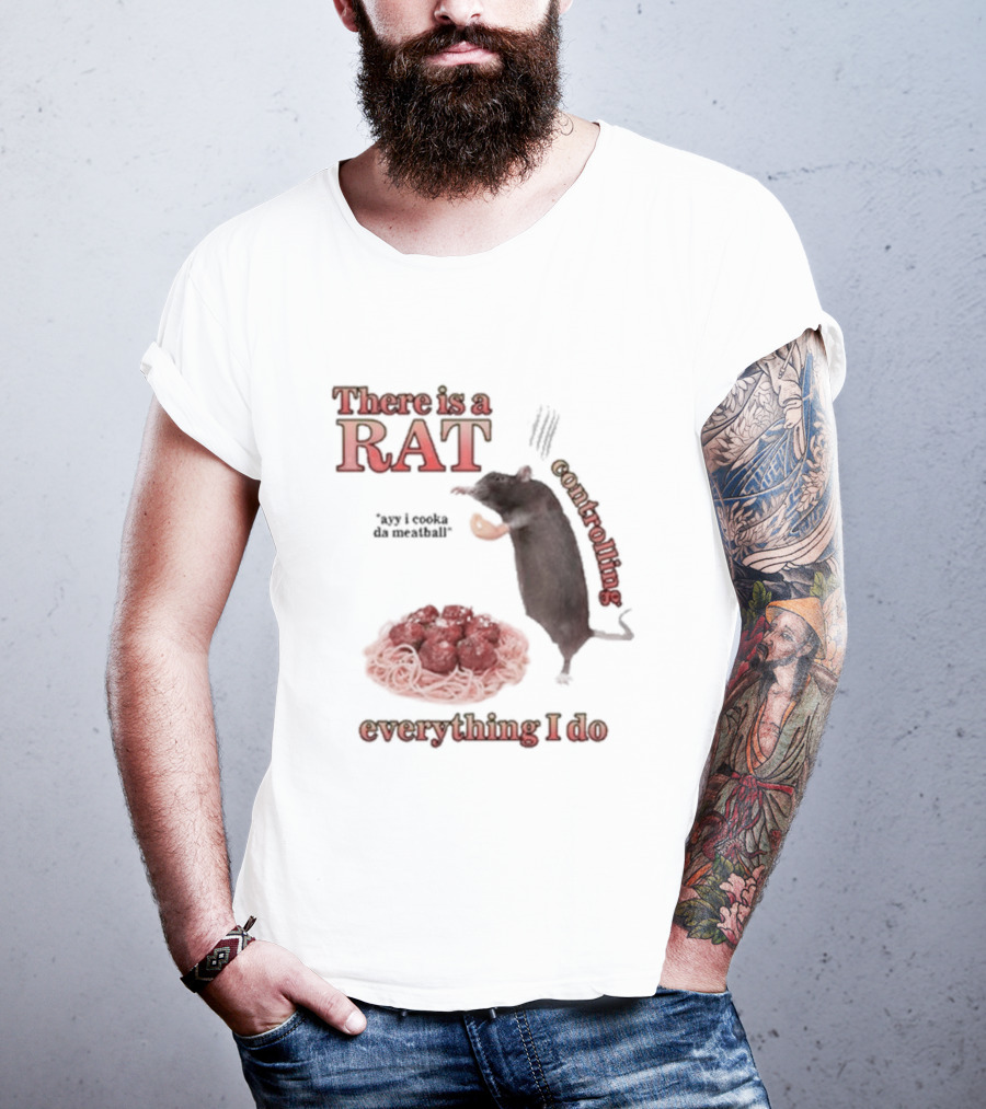 There Is A Rat Controlling Everything I Do Ayy I Cooka Da Meatball T-Shirt