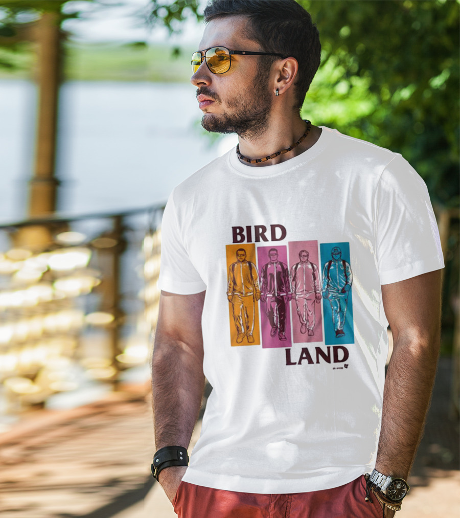 Birdland Bros Walking Color Panels T-Shirt