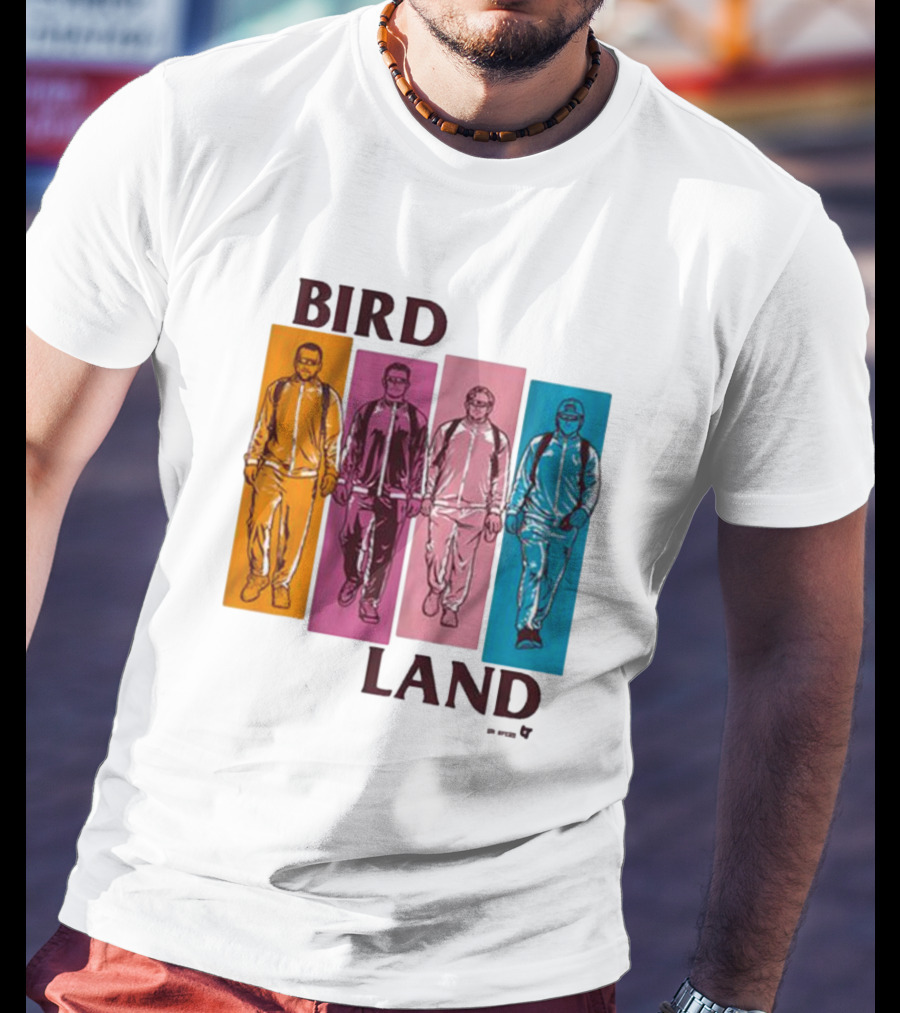 Birdland Bros Walking Color Panels T-Shirt