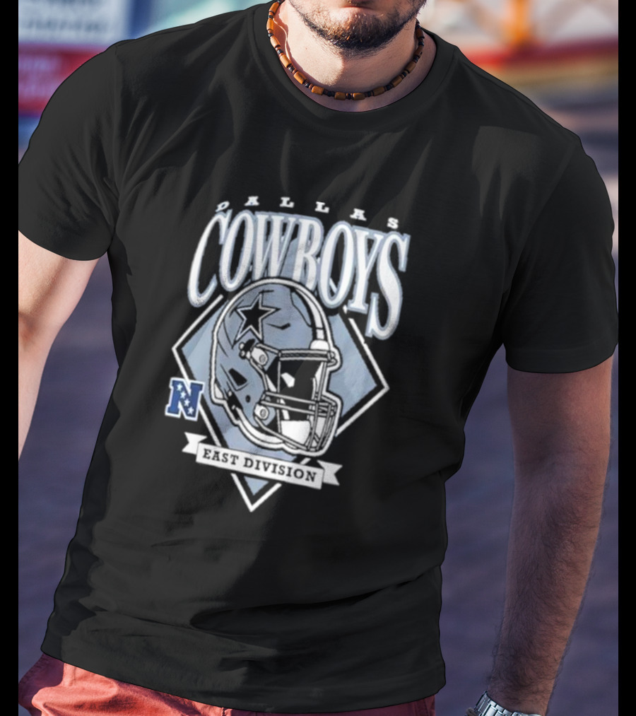 Dallas Cowboys East Division Helmet Graphic NFL T-Shirt