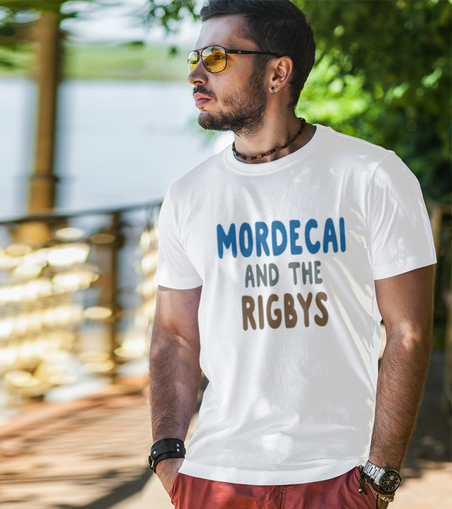 Mordecai And The Rigbys Band Reference From Regular Show T-Shirt