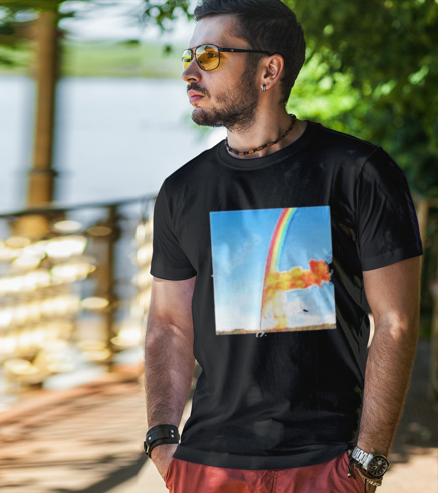 Sigur Rós Merch Átta Rainbow And Explosion T-Shirt